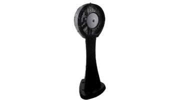 EcoJet Hurricane Stand Alone Misting Fan | 26 Gallon Reservoir | 1,500 Sq. Ft. Cooling Area | Black | LVP-040203