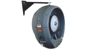 EcoJet Cyclone Wall Mount Misting Fan | Requires Water Line | 110V-60hz | 800 Sq. Ft. Cooling Area | Grey | LVP-030101