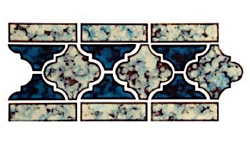 National Pool Tile Lantern Border Series | Ocean Blue | LAN-OCEAN