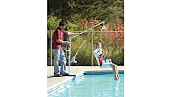 Aqua Creek Power EZ Pool Lift | Boat Access | No Anchor | F-333PEZNA
