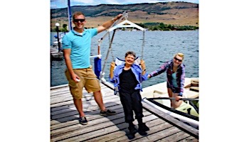 Aqua Creek Power EZ Pool Lift | Boat Access | No Anchor | F-333PEZNA
