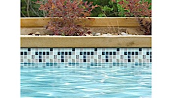 National Pool Tile Tribeca 1x1 Glass Tile | Light Marine Glossy |  TRI-LTMARINE-GL