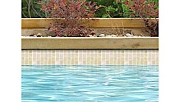 National Pool Tile Tribeca 1x1 Glass Tile | Sand Non Skid | TRI-SAND-NS