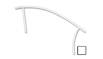 Saftron Triton Series Deck to Pool Mounted Handrail | .25" Thickness 1.90" OD | 60" W x 35" H | White | TDTP-160-W