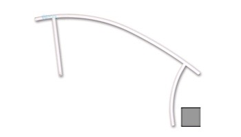 Saftron Triton Series Deck to Pool Mounted Handrail | .25" Thickness 1.90" OD | 60" W x 35" H | Gray | TDTP-160-G