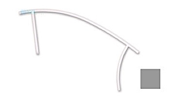 Saftron Triton Series Deck to Pool Mounted Handrail | .25" Thickness 1.90" OD | 60" W x 35" H | White | TDTP-160-W