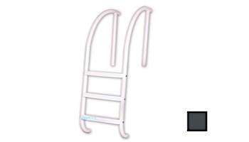 Saftron Triton Series 3-Step Deck Mounted Ladder | .25" Thickness 1.90" OD | 24"W x 60"H | Graphite Gray | PTL-224-3S-GG