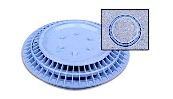 Color Match 8" Round VGB Pebble Top Drain Cover | Light Blue | 8-PTD-109A