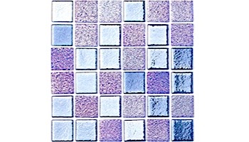 National Pool Tile Opal Glass 1x1 Tile | Azure Blue | OPL-AZURE1X1