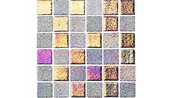 National Pool Tile Opal Glass 1x1 Tile | Bronze Alloy | OPL-ALLOY1X1