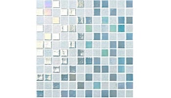 National Pool Tile Opal Glass 1x1 Tile | Mint Green | OPL-MINT1X1