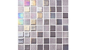National Pool Tile Opal Glass 1.5x1.5 Tile | Steel Grey | OPL-GREY