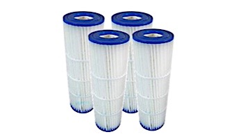 Replacement Element for Pentair Quad DE 100 | 4-Pack | 178656 XLS-620 DE C-6900 FC-1963 PC-1963 FC-6484 PC-6484