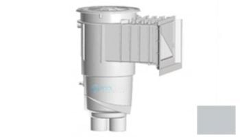 AquaStar Flow Star Water Bonded Skimmer with Water Stop Face, Float Assembly, Basket, Lid and Adjustable Collar | White | SKR15101