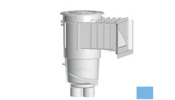 AquaStar Flow Star Water Bonded Skimmer with Water Stop Face, Float Assembly, Basket, Lid and Adjustable Collar | Blue | SKR15104