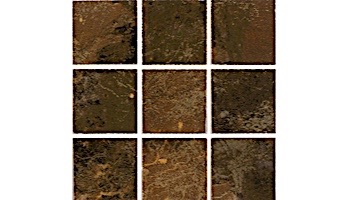 National Pool Tile Coral 2x2 Series | Brown | CRL-BROWN2X2