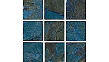 National Pool Tile Coral 2x2 Series | Teal | CRL-TEAL2X2