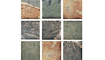 National Pool Tile Himalayan Slate 2x2 Series | Multicolor | HMS-MULTI2X2