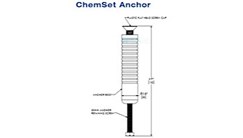 S.R Smith Lane line Anchor Stainless Steel | 8" | 17-61-200 17-61-200S