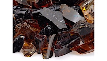 American Fireglass Medium Recycled Glass Collection | Auburn Fire Glass | 55 Pounds | CG-AUBURN-M-55