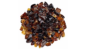 American Fireglass Medium Recycled Glass Collection | Auburn Fire Glass | 55 Pounds | CG-AUBURN-M-55