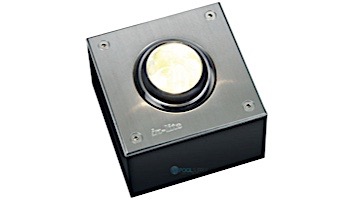 in-lite FISH EYE 100X100 LED Ground Light | Warm White Light | 12V 1.5W | Stainless Steel Plate | 1200519