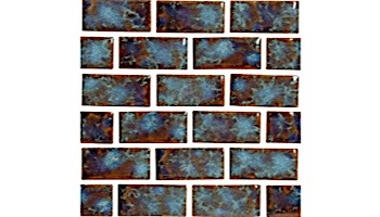 National Pool Tile Meridian Series 1x2 | Olive | MRD-OLIVE1X2