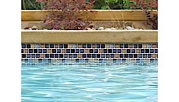 National Pool Tile Mix 1x1 Series | Blue Brown Blend | MIX-BLUE BAY