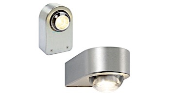 in-lite FISH EYE LED Wall Light | Warm White Light | 12V 5W | Silver Stainless Steel | 1300205