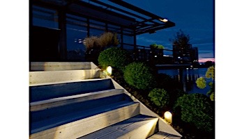 in-lite FISH EYE LED Wall Light | Warm White Light | 12V 5W | Silver Stainless Steel | 1300205