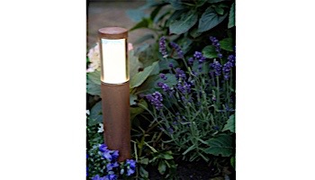 in-lite LIV LOW LED Bollard Light | Height 15" | 12V 2W | Corten | 10201780