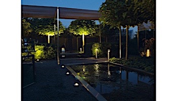 in-lite FISH EYE HIGH LED Bollard Light | Height 25.59" | 12V 5W | Silver Stainless Steel | 1300200