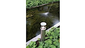 in-lite FISH EYE HIGH LED Bollard Light | Height 25.59" | 12V 5W | Silver Stainless Steel | 1300200