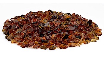 American Fireglass Small Recycled Glass Collection | Auburn Fire Glass | 10 Pound Jar | CG-AUBURN-J
