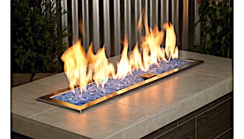 American Fireglass Small Recycled Glass Collection | Light Blue Fire Glass | 10 Pound Jar | CG-LTBLUE-J
