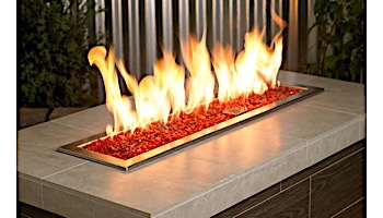 American Fireglass Small Recycled Glass Collection | Mandarin Fire Glass | 10 Pound Jar | CG-MANDARIN-J