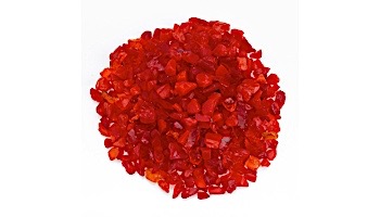 American Fireglass Small Recycled Glass Collection | Mandarin Fire Glass | 10 Pound Jar | CG-MANDARIN-J