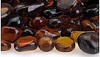 American Fireglass Eco Glass Collection | Red Glass Beads | 10 Pound Jar | ECO-RED-J