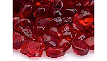 American Fireglass Eco Glass Collection | Red Glass Beads | 10 Pound Jar | ECO-RED-J