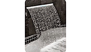 Next Step Savi Oasis Rainforest 60" Waterfall 6" Extended Lip | OARF-60EL-6