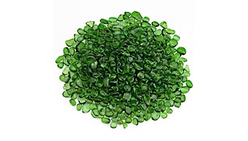 American Fireglass Eco Glass Collection | Jade Green Glass Beads | 10 Pound Jar | ECO-GRE-J