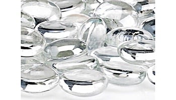 American Fireglass Half Inch Fire Beads Collection | Glacier Ice Fire Beads | 10 Pound Jar | FB-GLA-J