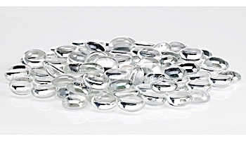 American Fireglass Half Inch Fire Beads Collection | Glacier Ice Fire Beads | 10 Pound Jar | FB-GLA-J