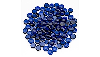 American Fireglass Half Inch Fire Beads Collection | Royal Blue Fire Beads | 10 Pound Jar | FB-ROY-J