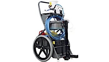 Power Vac PV2100 Residential Pool Vacuum with Service Cart and Trailer Mount | 40' Cord | 039-D-40
