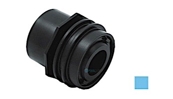AquaStar 2" Flush-Mount Return Fitting with Water Stop Eyeball and Nut | Light Blue | 3304