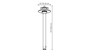 FX Luminaire PF 20 Xenon Pathlight | Cooper Finish | 24" Riser | PF2024RCU