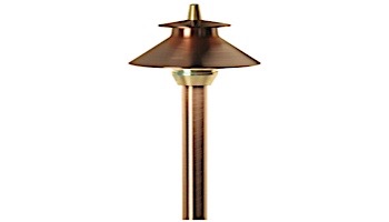FX Luminaire PF 20 Xenon Pathlight | Cooper Finish | 24" Riser | PF2024RCU