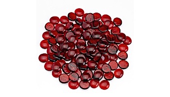 American Fireglass Half Inch Fire Beads Collection | Sangria Fire Beads | 10 Pound Jar | FB-SAN-J