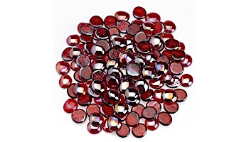 American Fireglass Half Inch Fire Beads Collection | Sangria Luster Fire Beads | 10 Pound Jar | FB-SANLST-J